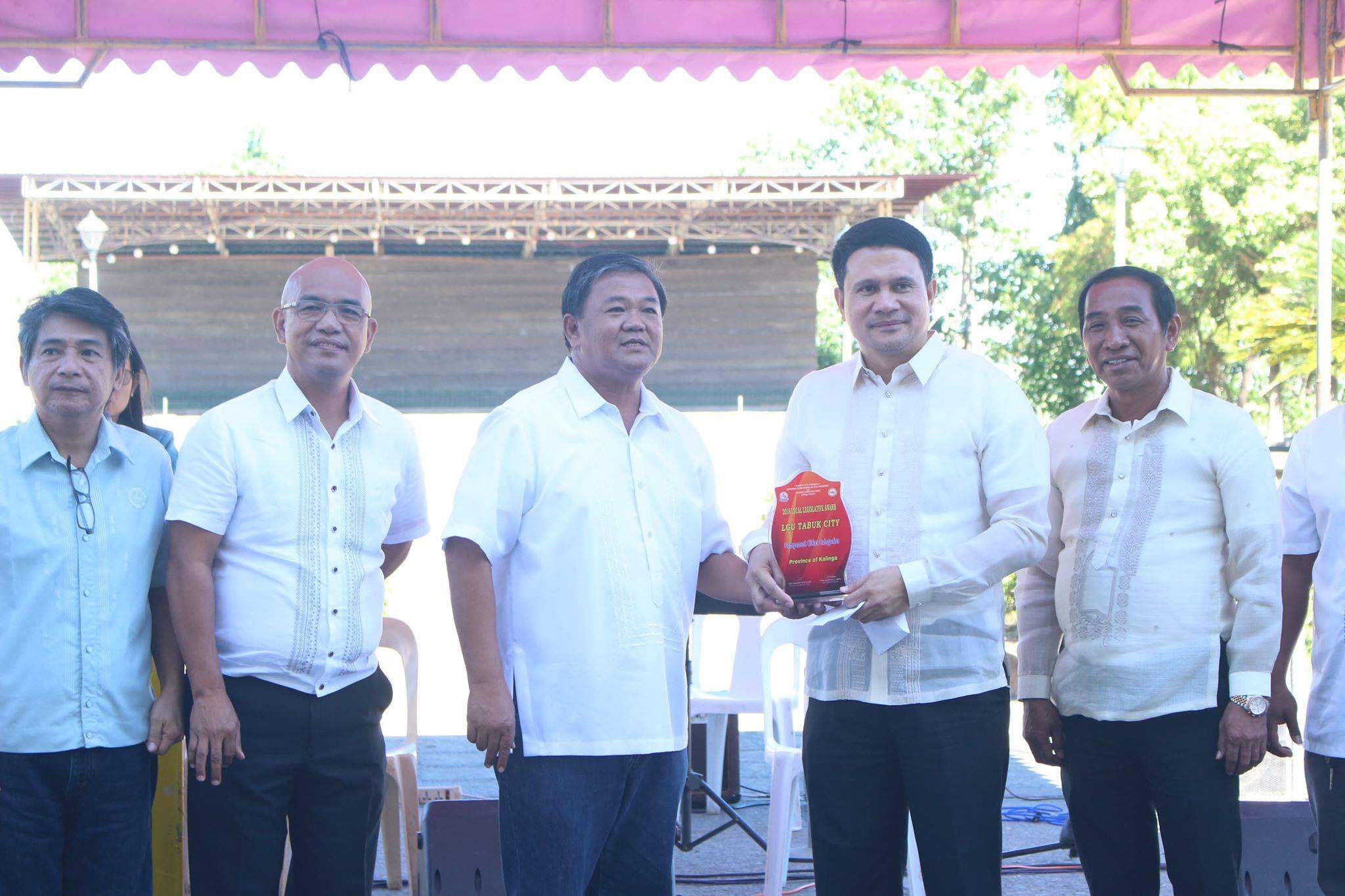 Mayor Darwin received Local Legislative Award - Kalinga Province