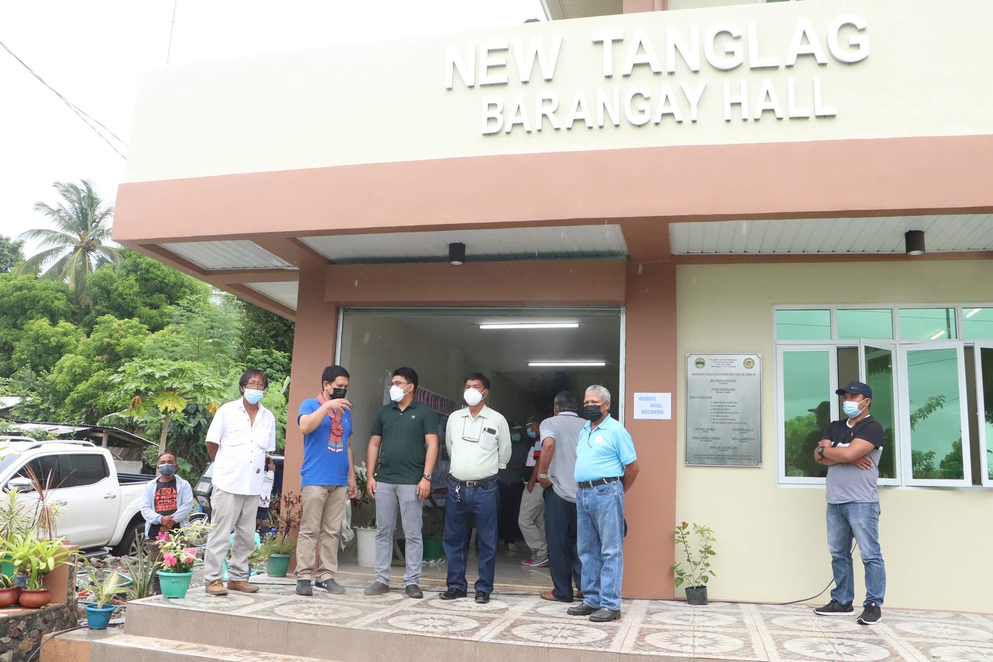 New Tanglag, Tabuk City Barangay Hall Turned Over by DCE